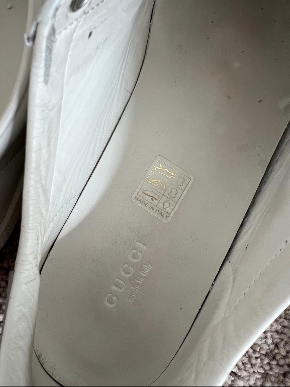 Authenticated GUCCI Sneakers men’s size 38.5 - Picture 7 of 8
